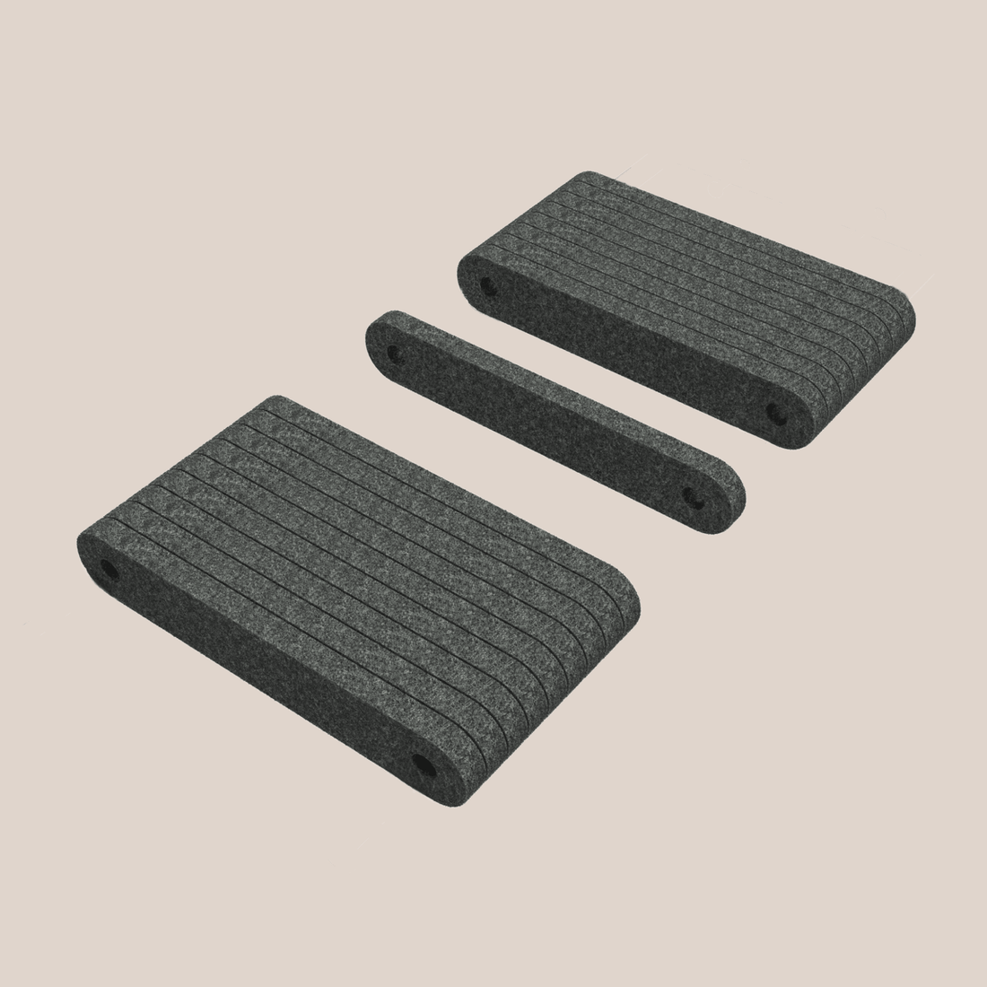 Replacement Charcoal Felt Slices for Short Cat Climber - Pryde Pets
