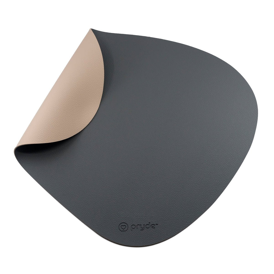 Reversible Cat Dining Mat - Charcoal/Oatmeal - Pryde Pets