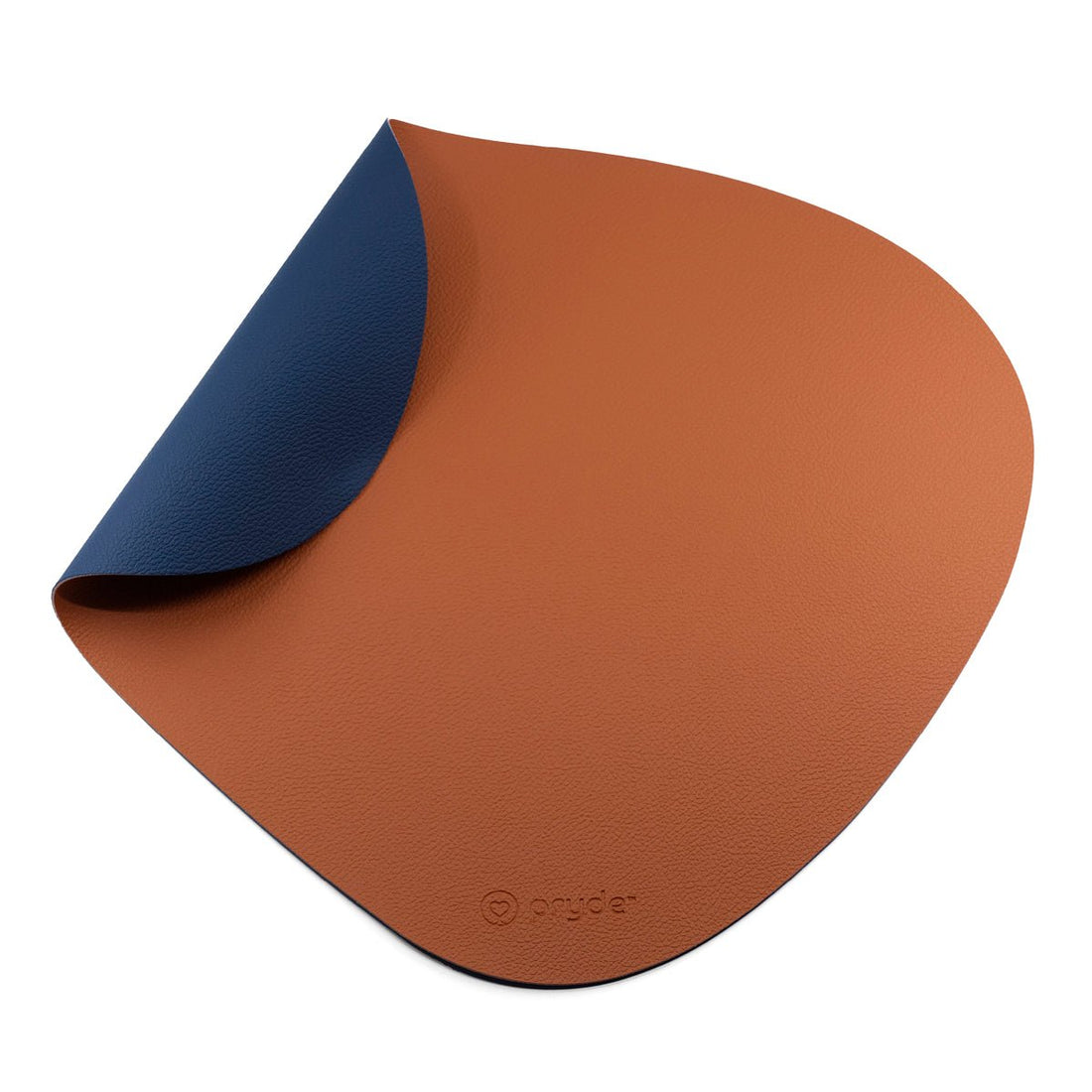 Reversible Cat Dining Mat - Chestnut/Navy - Pryde Pets