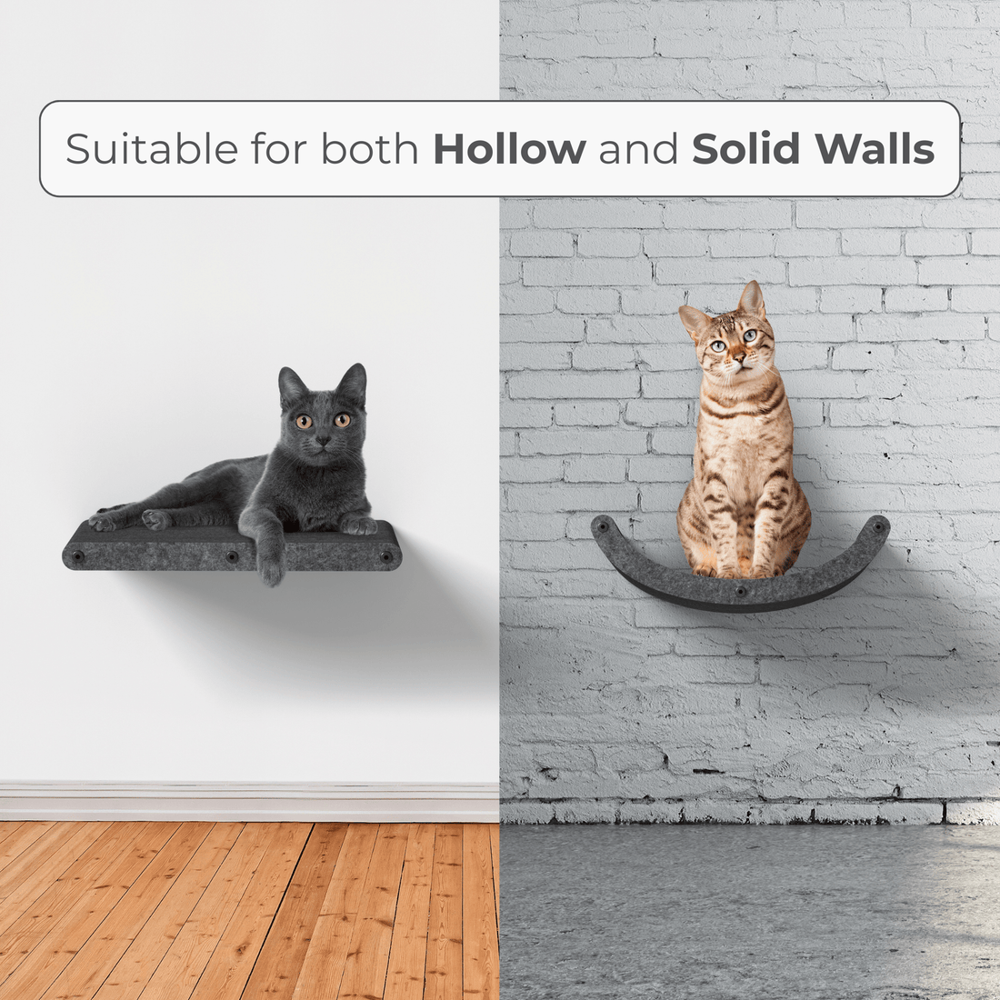 Installation Hardware Pack for a Single Cat Climber - Pryde Pets
